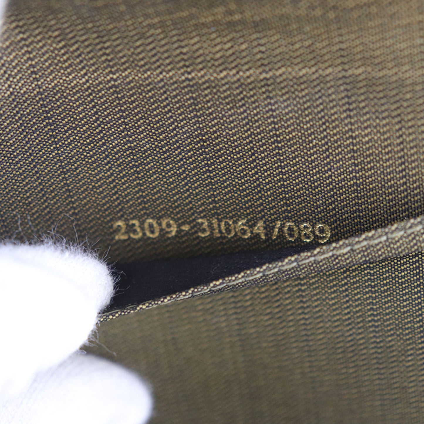 FENDI Zucca CD Case Brown Black Canvas #AH270