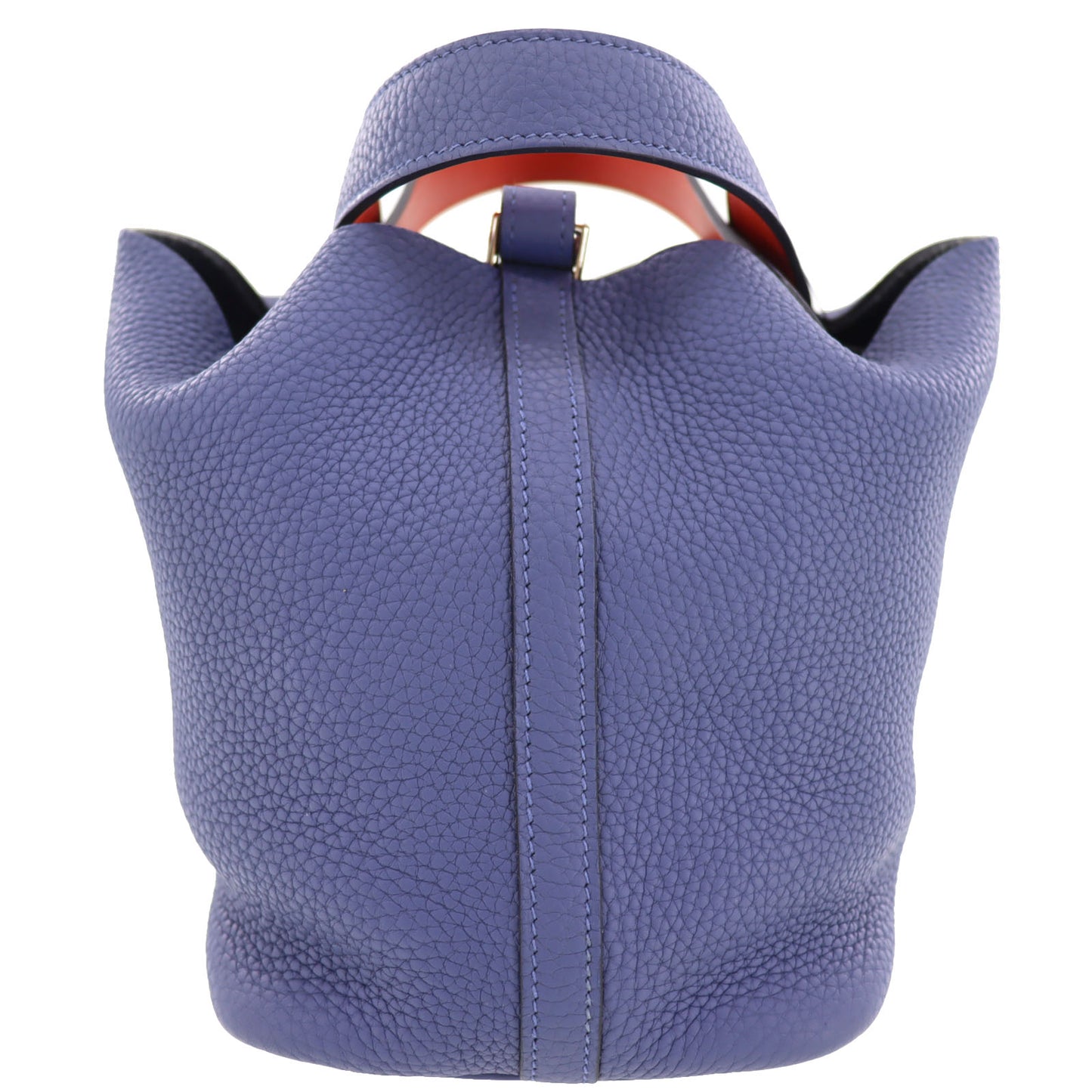 Hermes Picotin Lock PM Handbag Bule Navy Taurillon Maurice #AH704