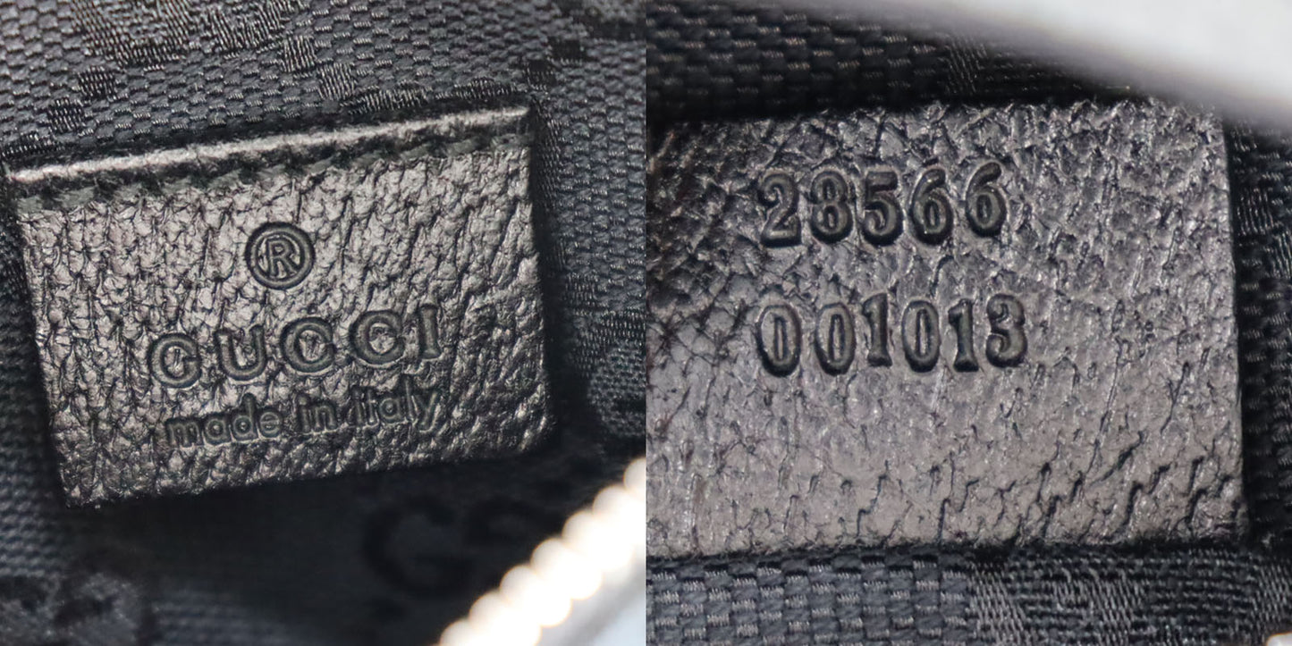 GUCCI Original GG Canvas Fanny Pack Black Canvas #BP470