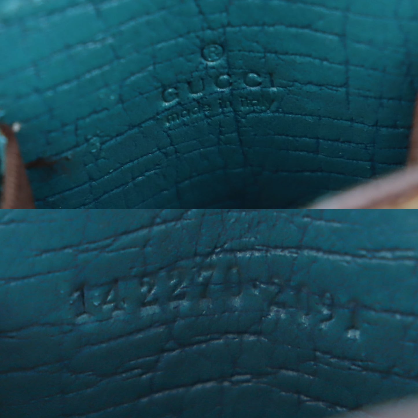 GUCCI GG Plus Web Stripe Sherry iPod Mini Case Brown #AG830