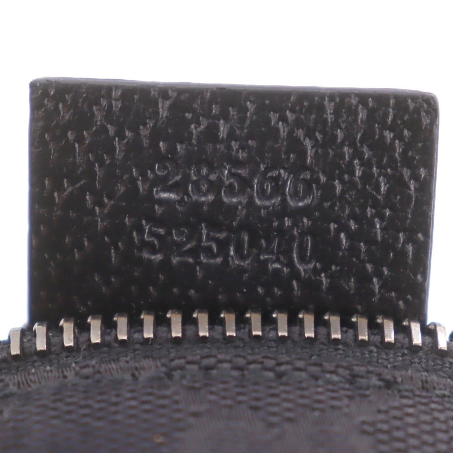 GUCCI Original GG Canvas Fanny Pack Waist Bag Black Canvas #BT121