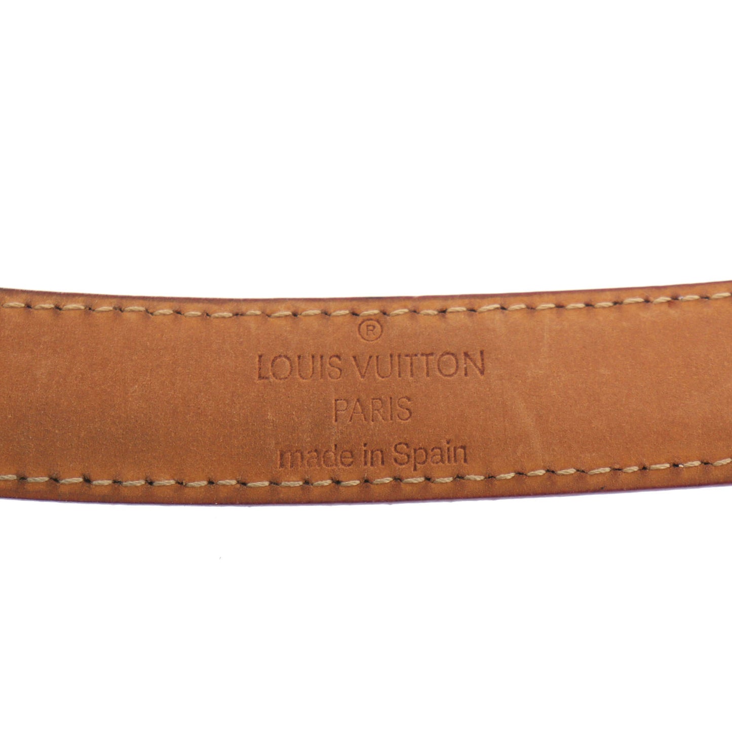 LOUIS VUITTON LV M9272 Multicolor Ceinture Carre White Belt #EG972