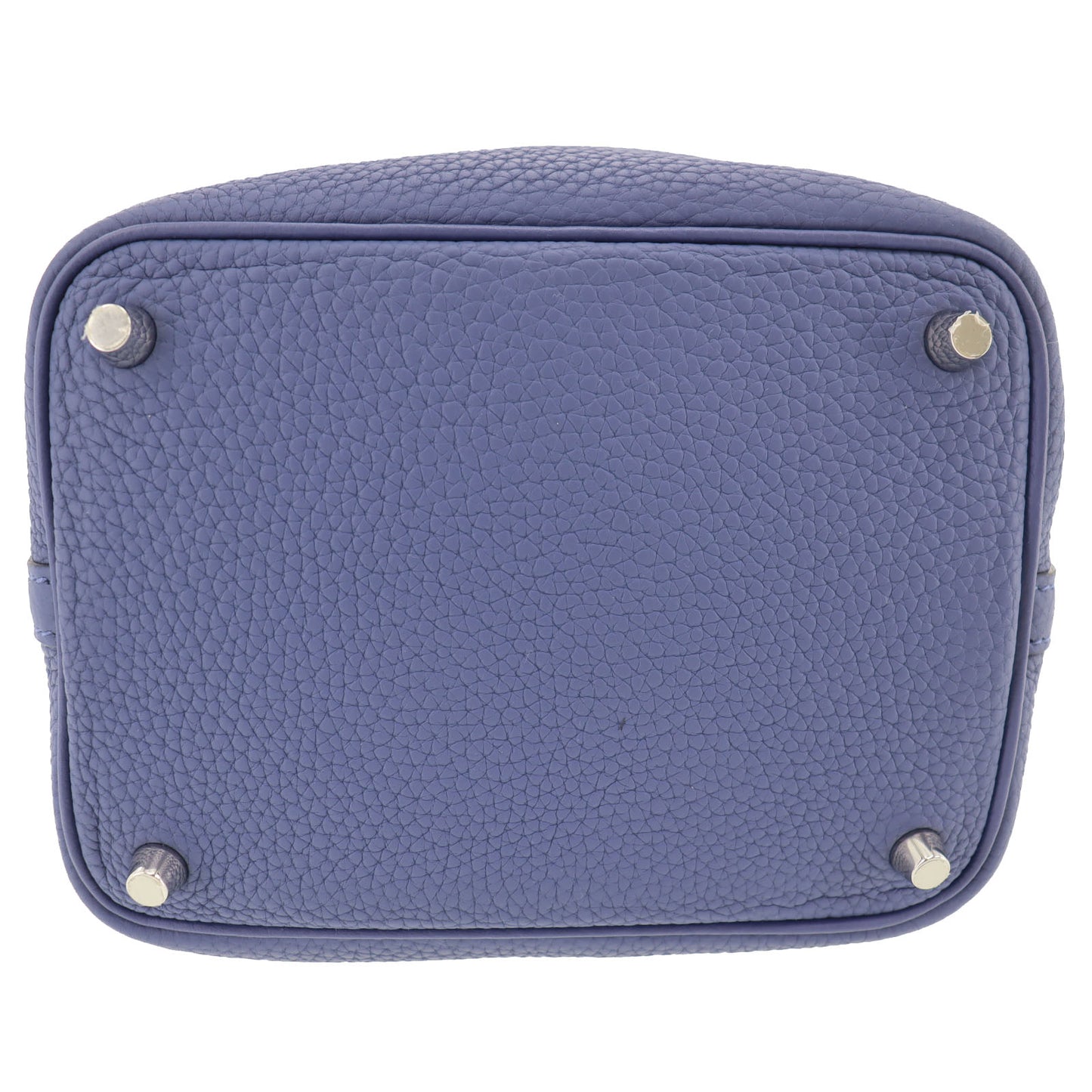 Hermes Picotin Lock PM Handbag Bule Navy Taurillon Maurice #AH704