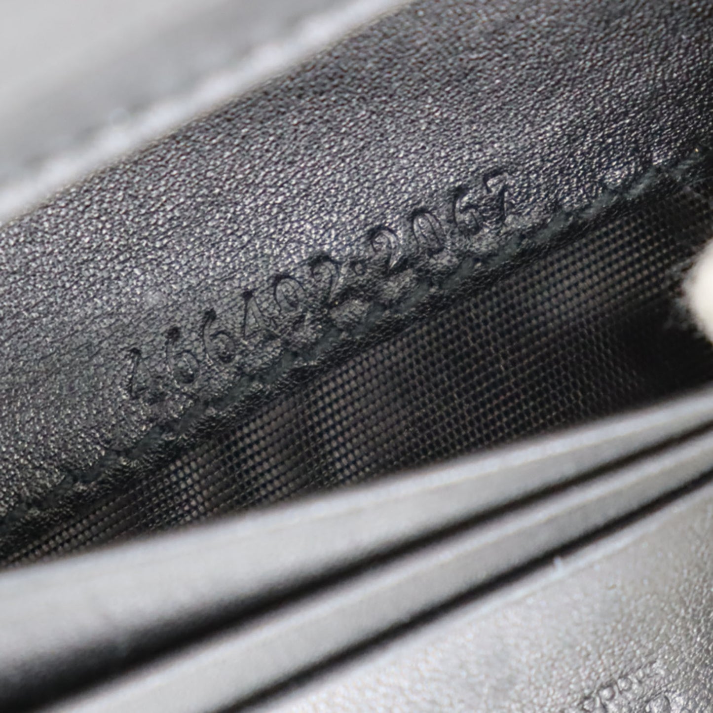 GUCCI GG Marmont Wallet Black Leather #BU945