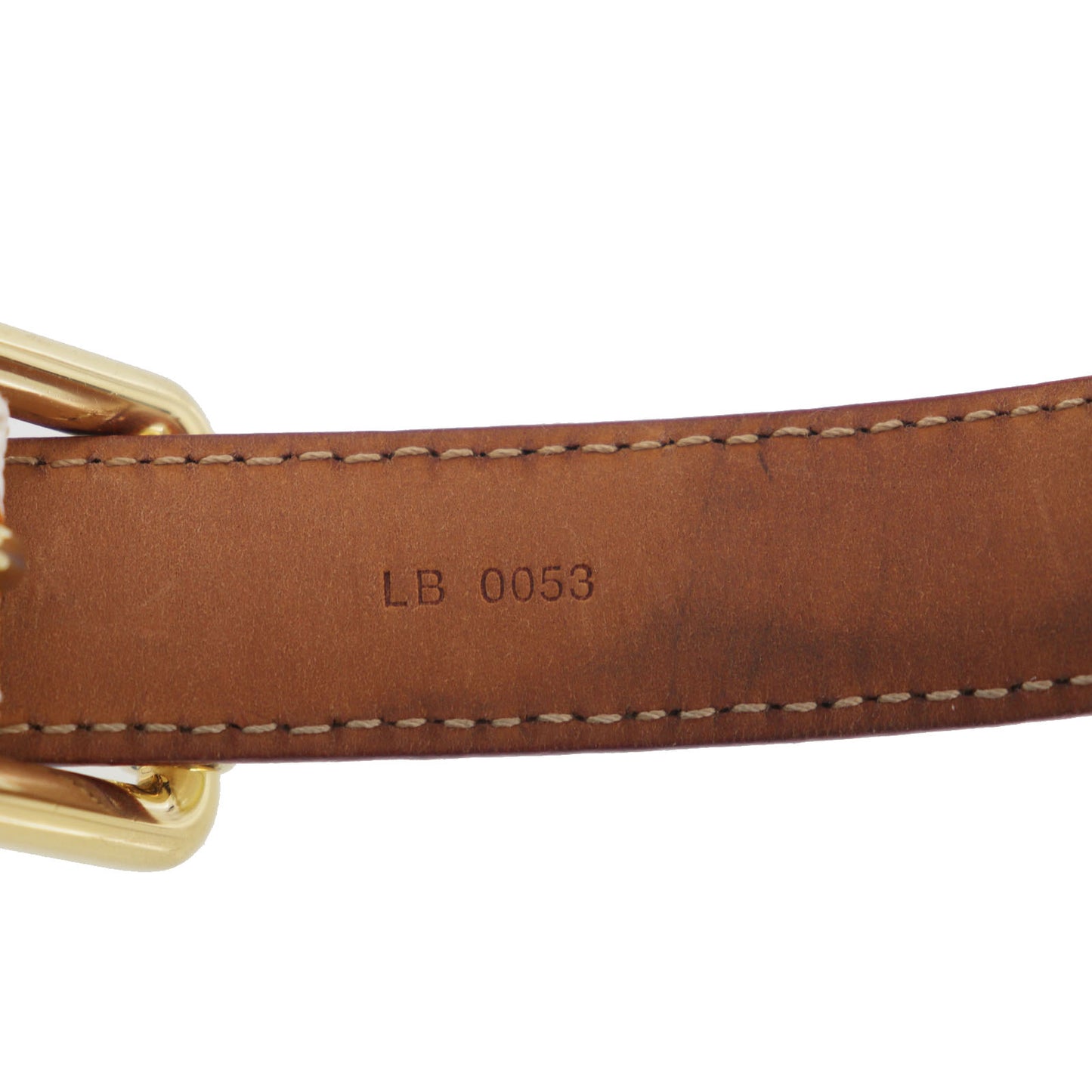 LOUIS VUITTON LV M9272 Multicolor Ceinture Carre White Belt #EG972