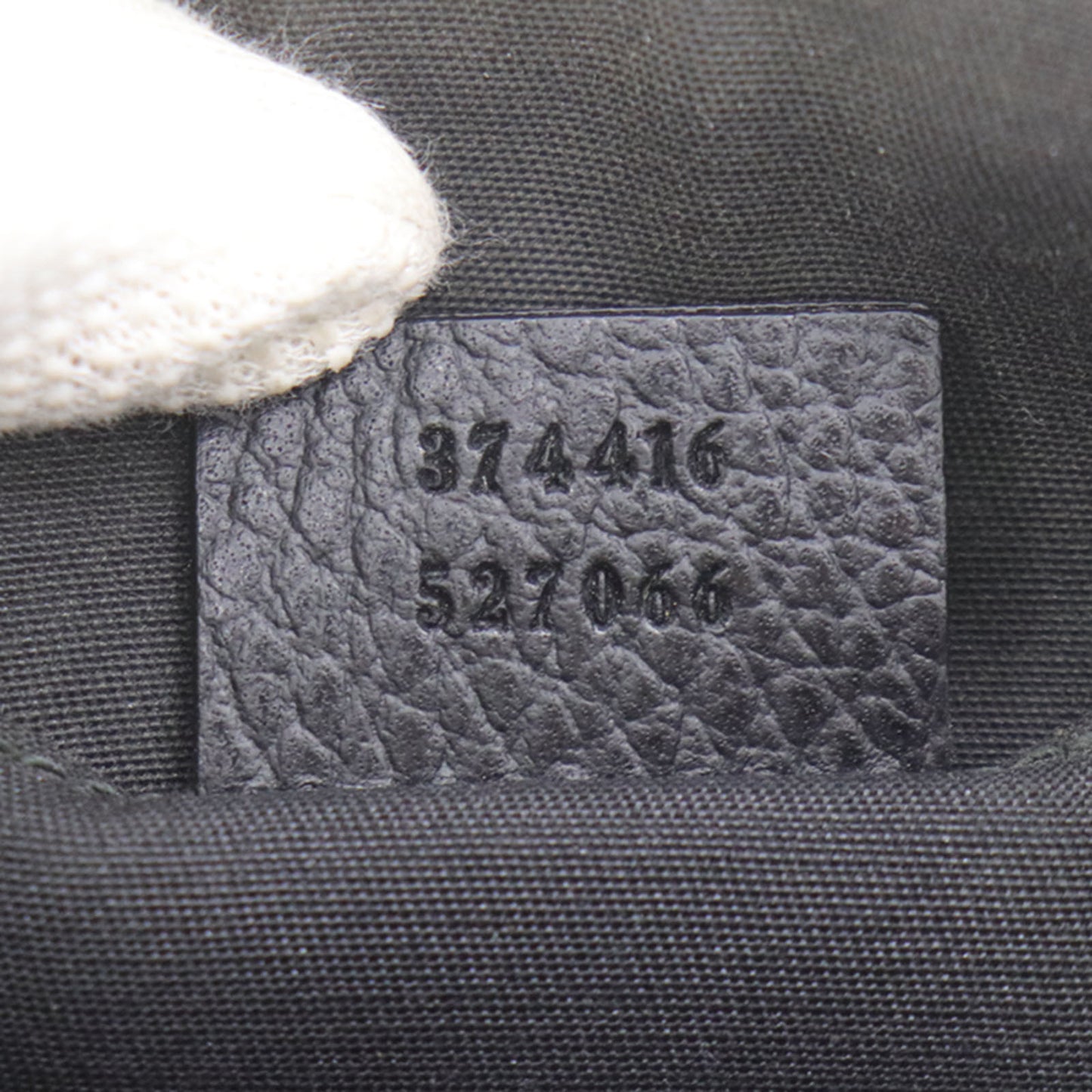 GUCCI Original GG Canvas Ued Crossbody Shoulder Bag Black #AH239