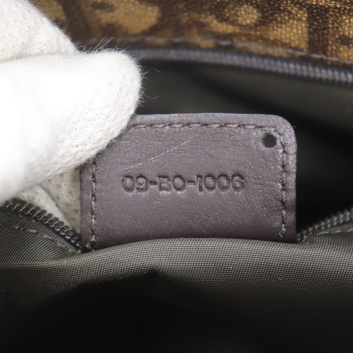 Christian Dior Trotter Handbag Brown PVC #CT20