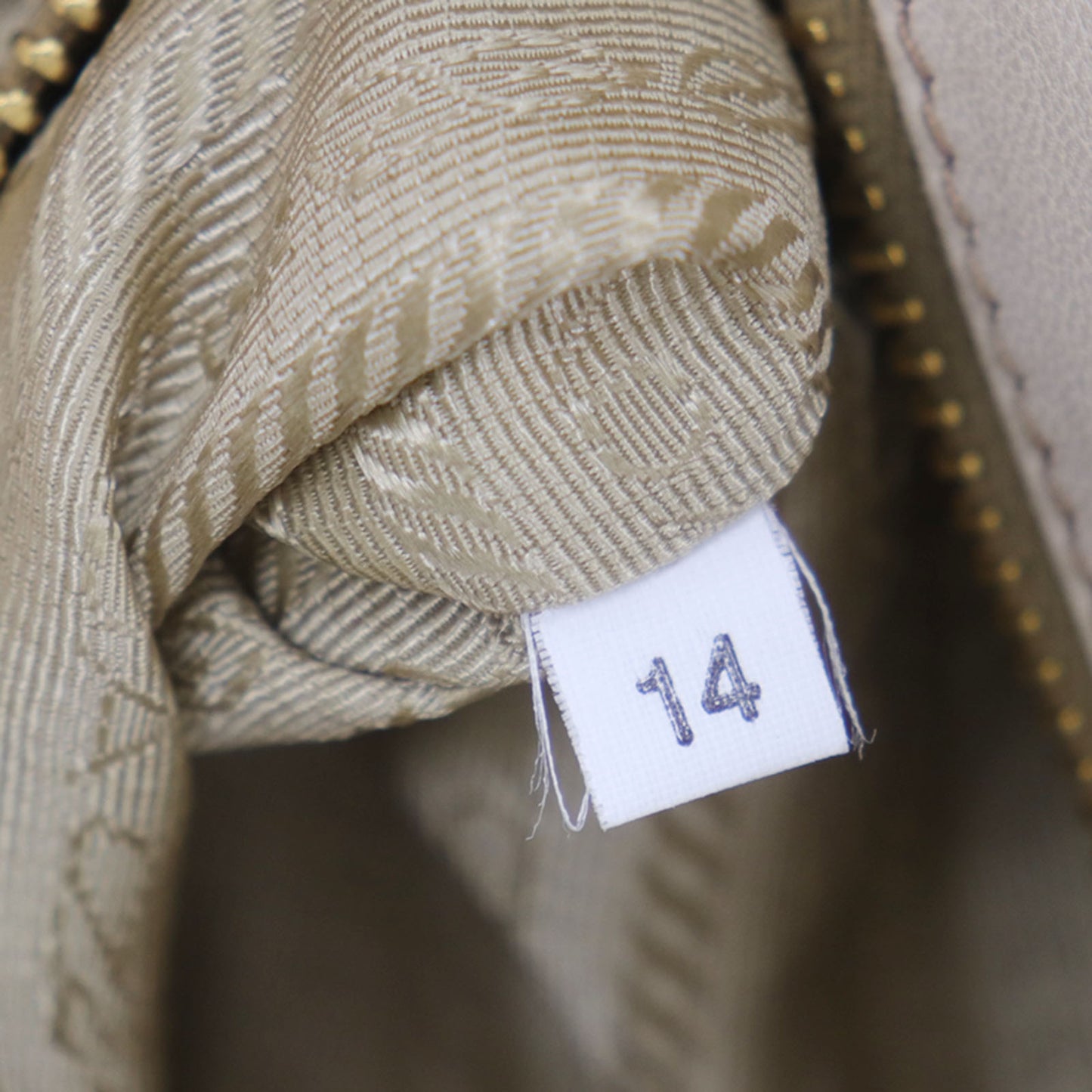 PRADA Gather 2way Shoulder Handbag Brown Patent Leather #EH304