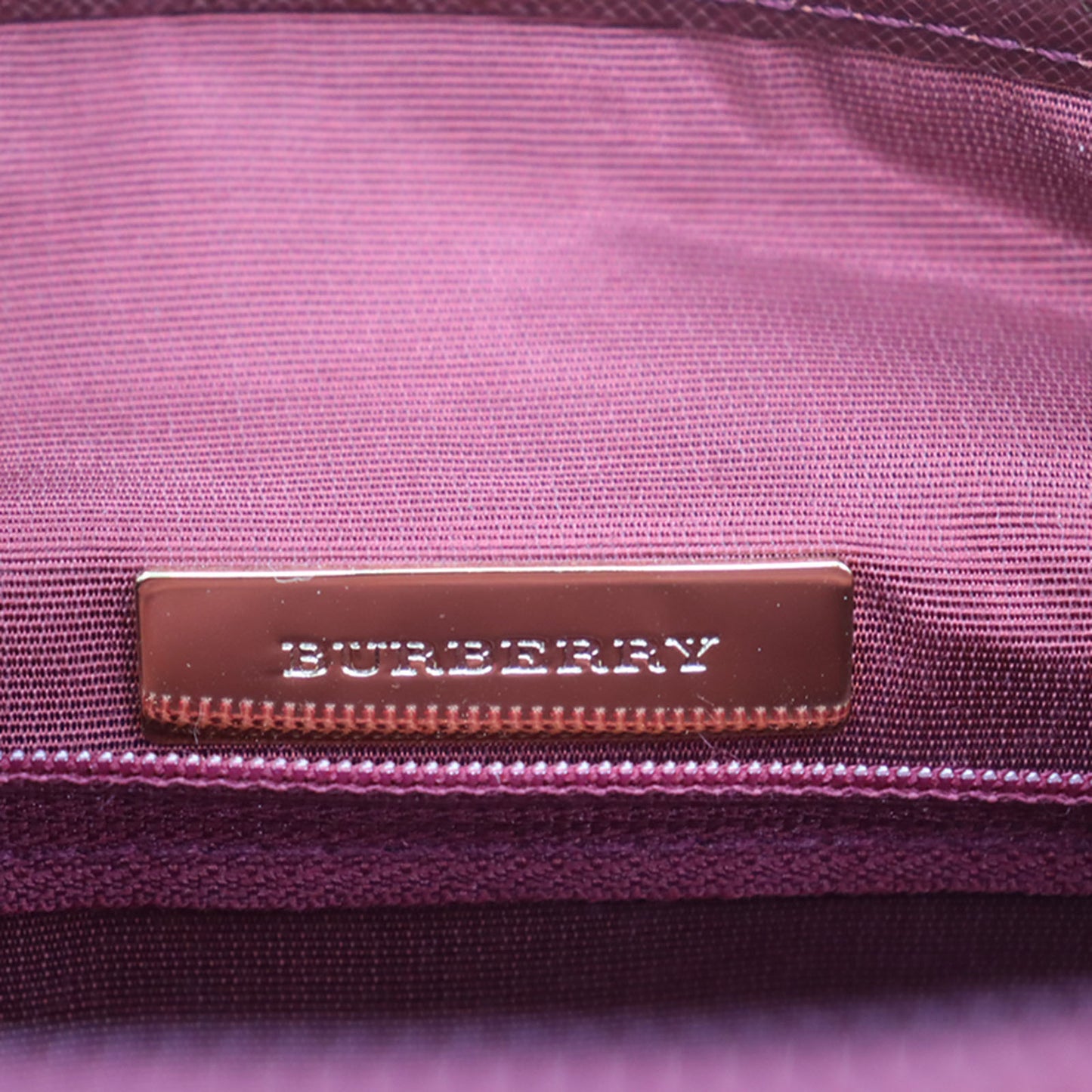 Burberry Nova Check Handbag Beige Bordeaux Canvas #ED518