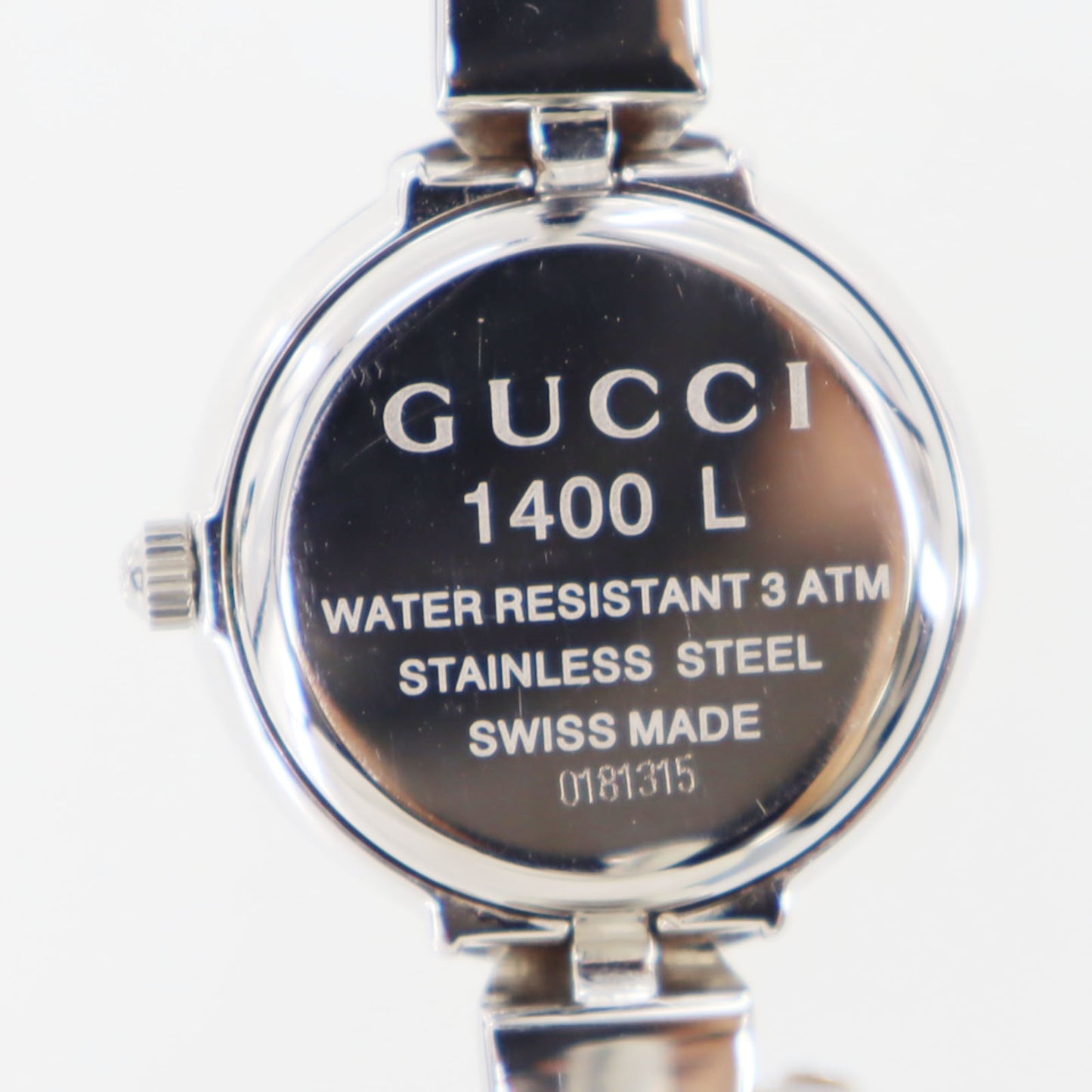 Gucci Wristwatch Bangle Watch 1400L Made Swiss Silver #CF508