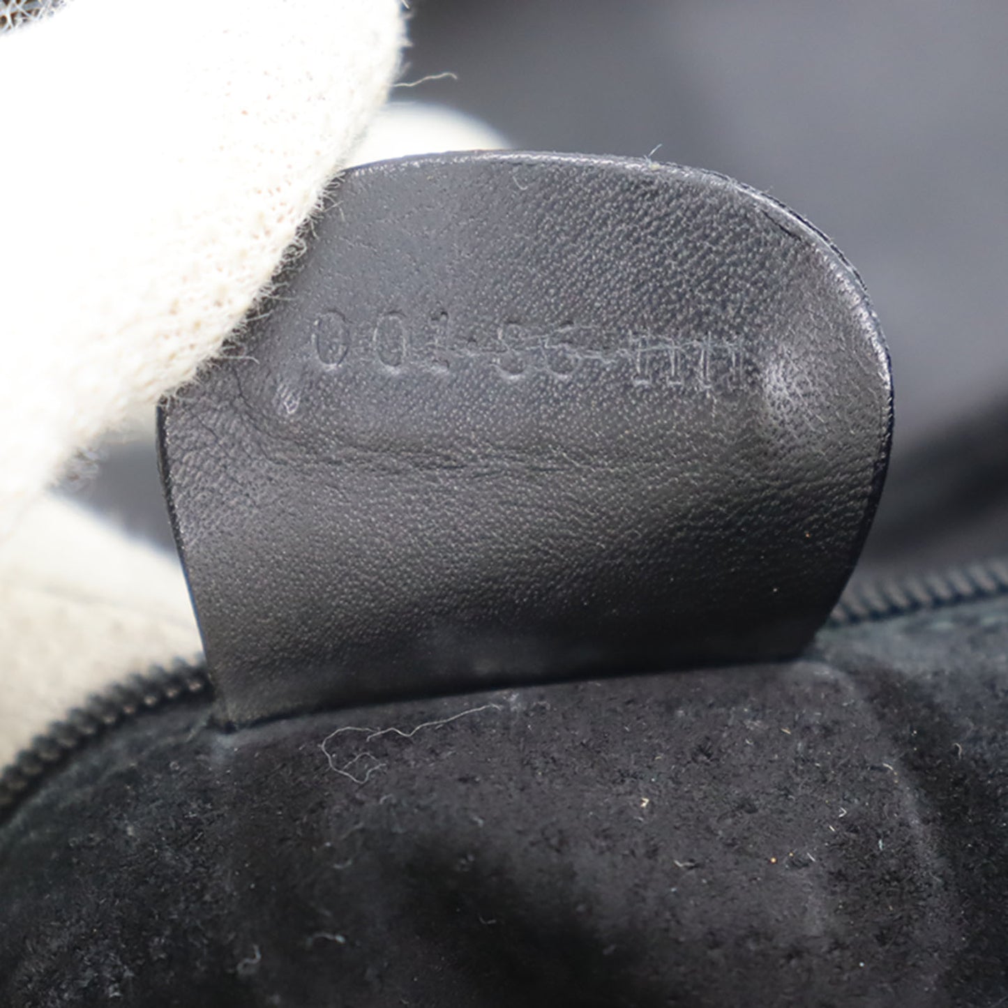 GUCCI Logos Crossbody Leather Shoulder Bag Black #CL63