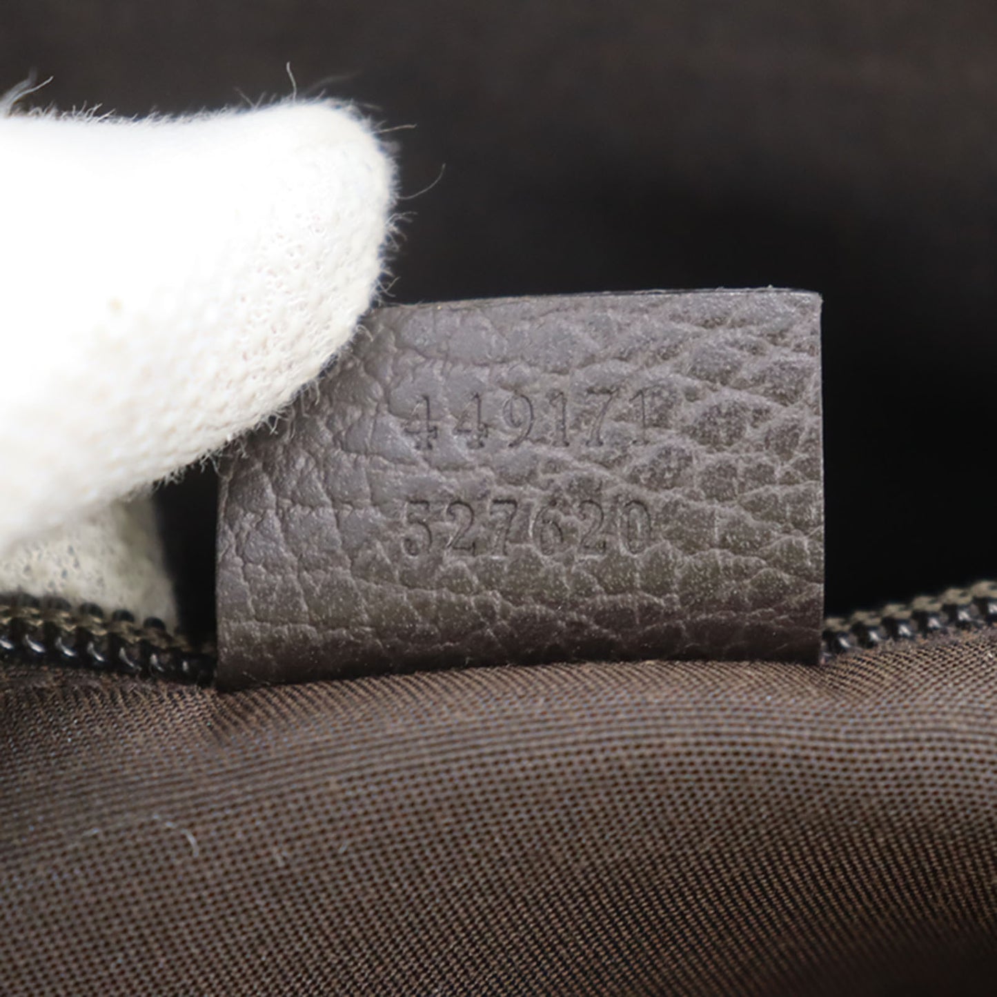 GUCCI Original GG Canvas Crossbody Shoulder Bag Brown #CP347