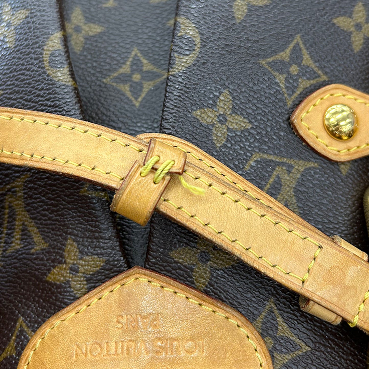 LOUIS VUITTON LV Palermo GM Shoulder Tote Bag Monogram M40146 #AH416