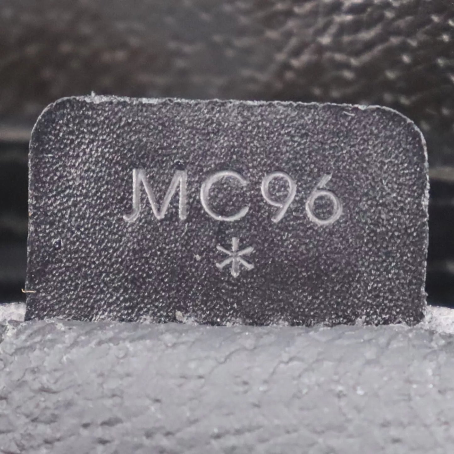 CELINE Macadam Pattern Handbag Black Brown PVC Leather #AH215