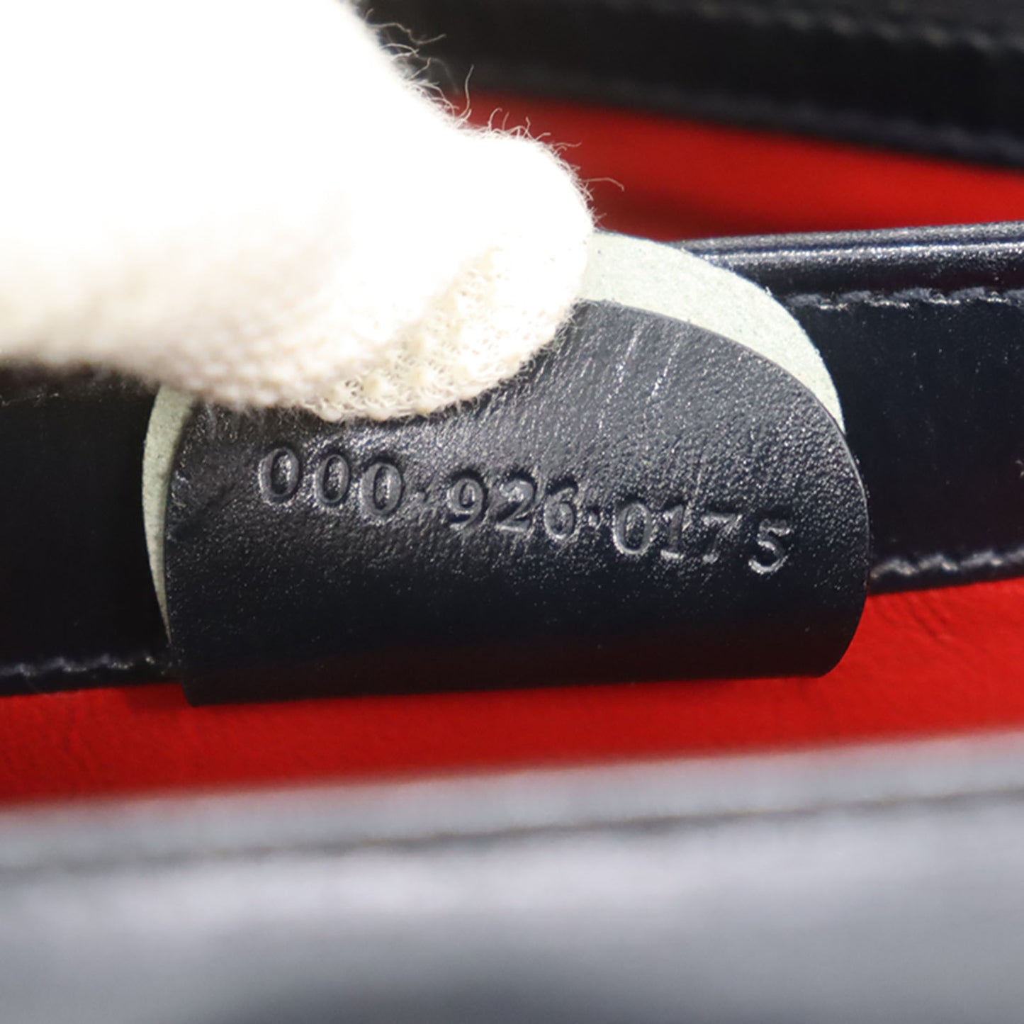 GUCCI Bamboo 2Way Shoulder Handbag Black Leather #CN677