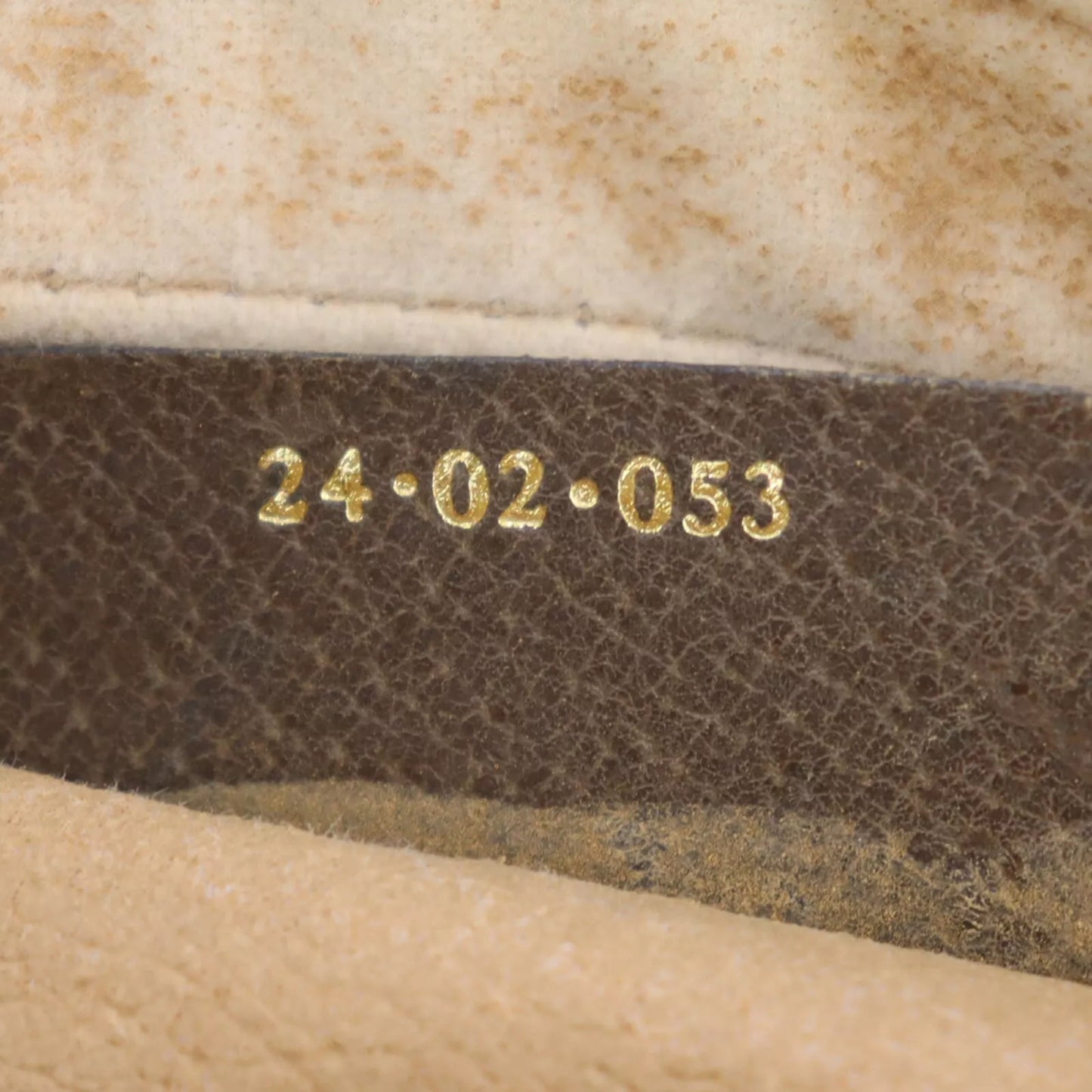 GUCCI GG Plus Web Stripe Handbag Brown PVC Leather Vintage #AG734