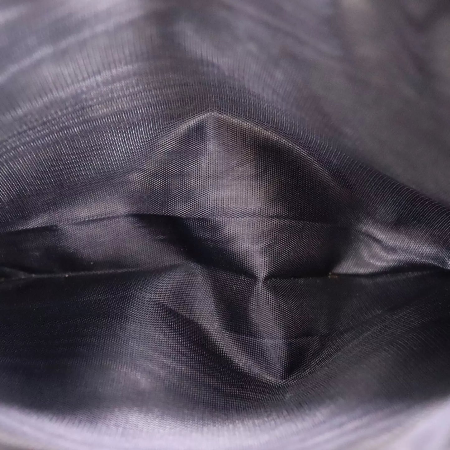 CELINE Logos Shoulder Bag Navy Leather #AH82