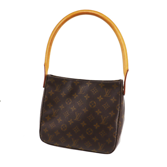 Louis Vuitton LV M51146 Monogram Shoulder Bag Looping MM #CF725