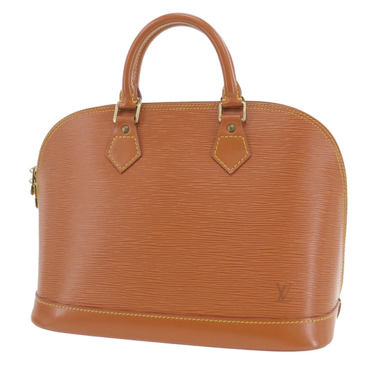 LOUIS VUITTON LV Alma PM Handbag Epi Leather Brown M54148 #DA584