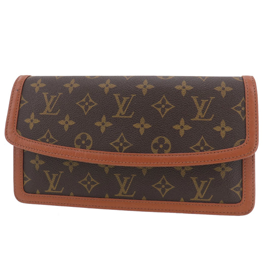 LOUIS VUITTON LV Pochette Dam GM Clutch Bag Monogram Leather M51812 EF744