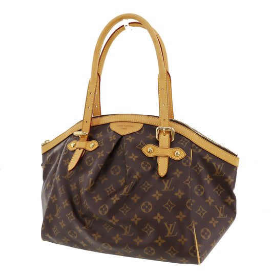 LOUIS VUITTON LV Tivoli GM Handbag Monogram Brown M40144 #AH624