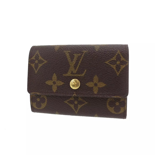 Louis Vuitton LV Porte Monnaie Plat Coin Wallet Monogram M61930 #CN605