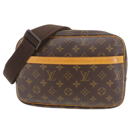 LOUIS VUITTON LV Reporter PM Shoulder Bag Monogram Leather M45254 #BO87