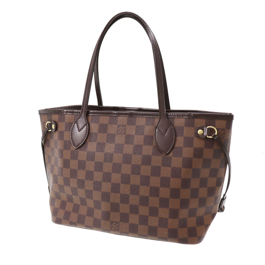 LOUIS VUITTON LV Neverfull PM Shoulder Tote Bag Damier Brown N41358 #CN901