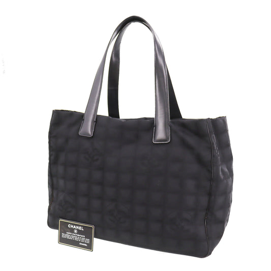 CHANEL New Travel Line Shoulder Tote Bag Nylon JUNK #CK487