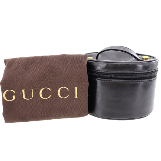 GUCCI HandBag Vanity Black Leather #AH180