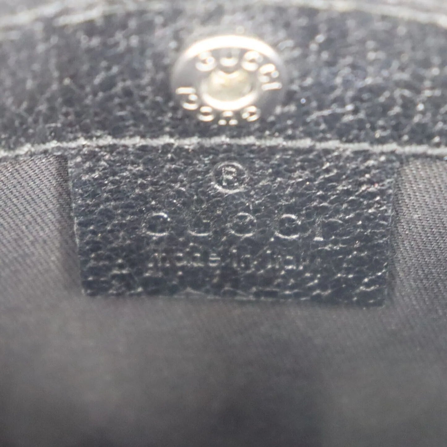 GUCCI Original GG Canvas Web Strip Shoulder Bag Black #AH324