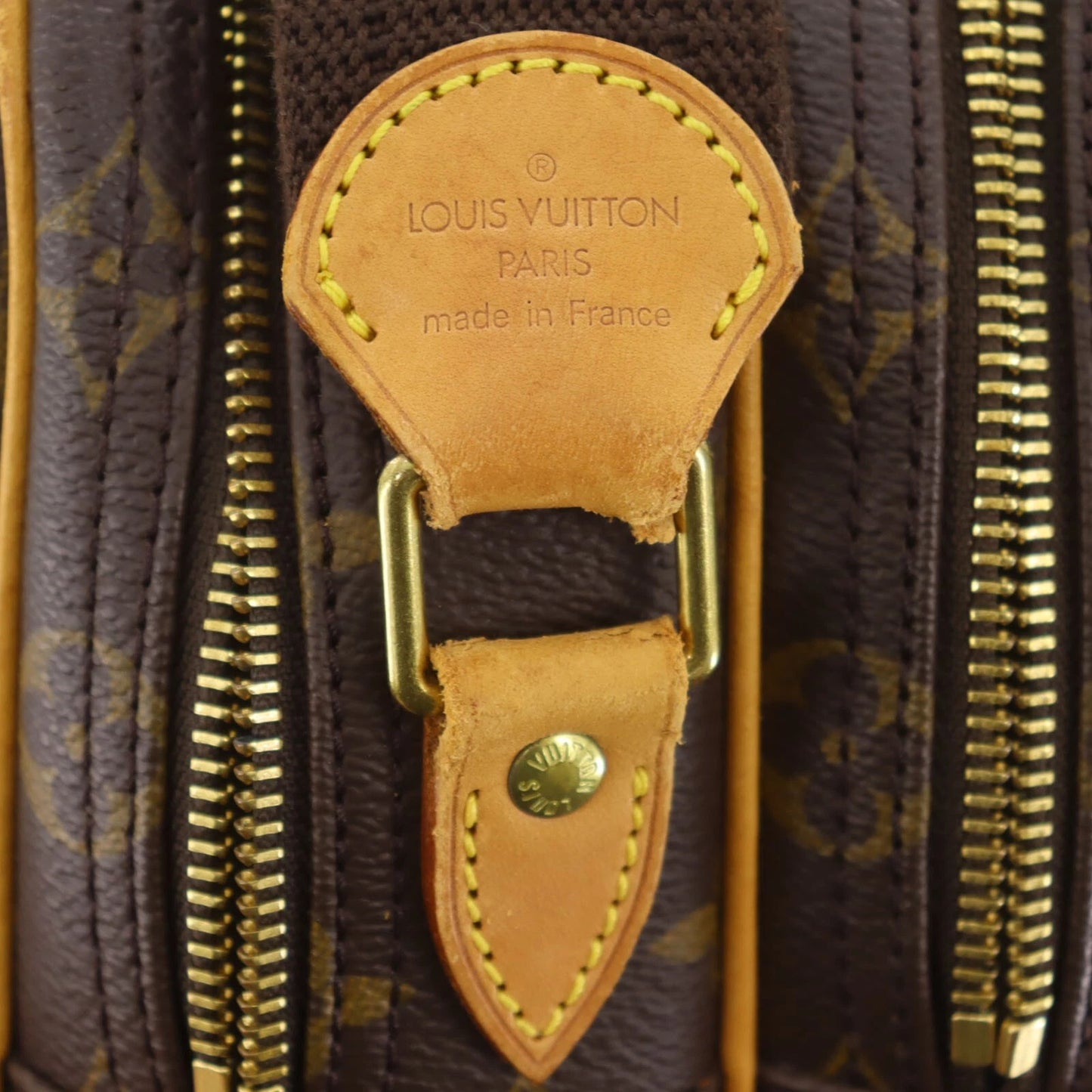 LOUIS VUITTON LV Reporter PM Shoulder Bag Monogram Leather M45254 #BO87