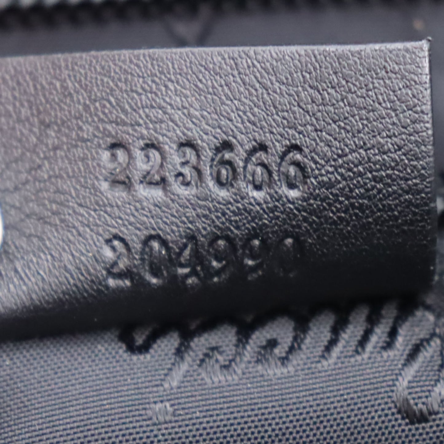GUCCI Shima Shoulder Bag Black Leather #BS113