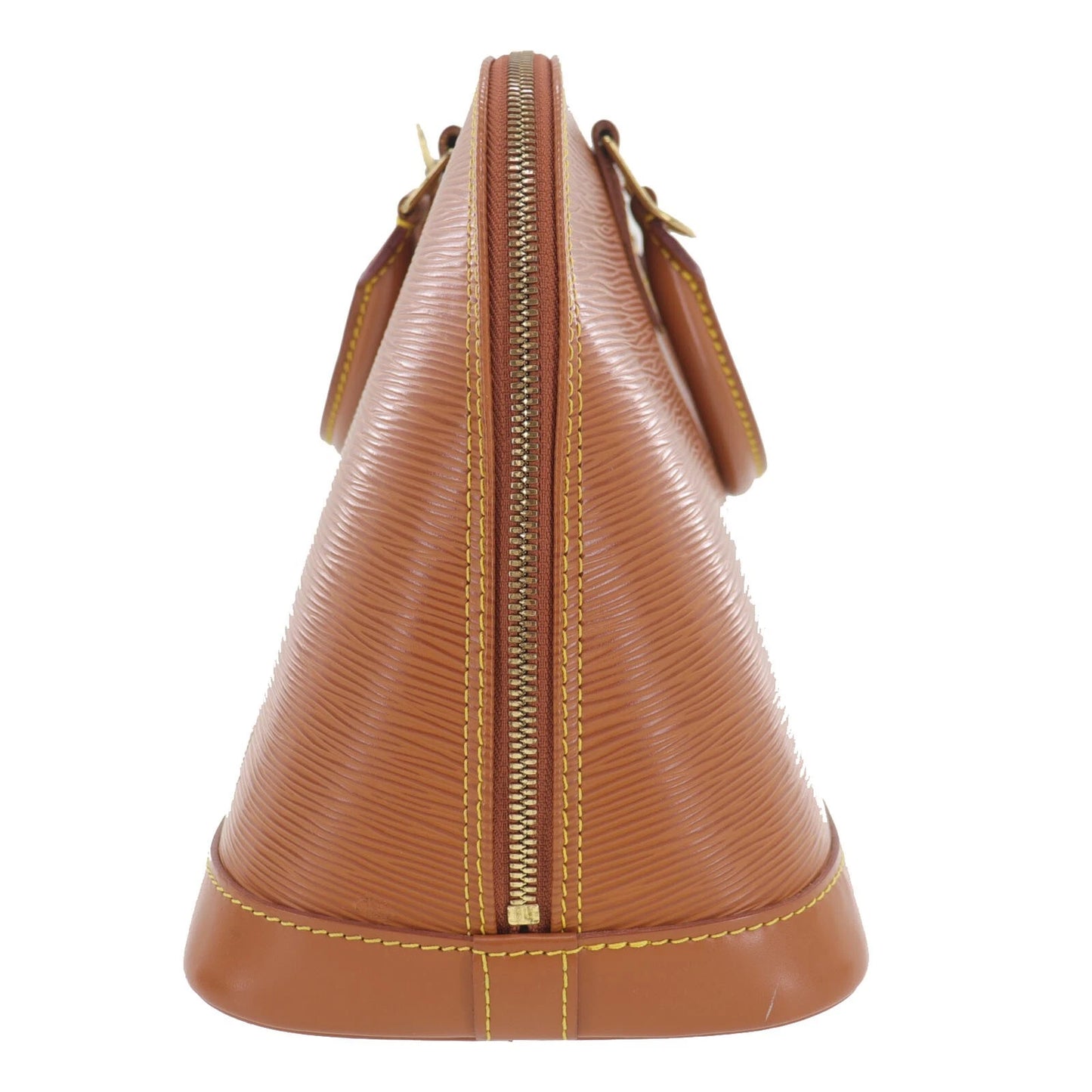 LOUIS VUITTON LV Alma PM Handbag Epi Leather Brown M54148 #DA584