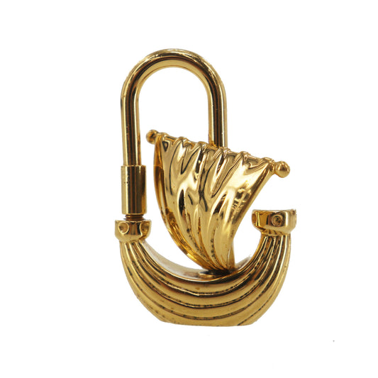 HERMES Cadena Padlock L’ Air de Paris Yacht Gold-Plated #EG986