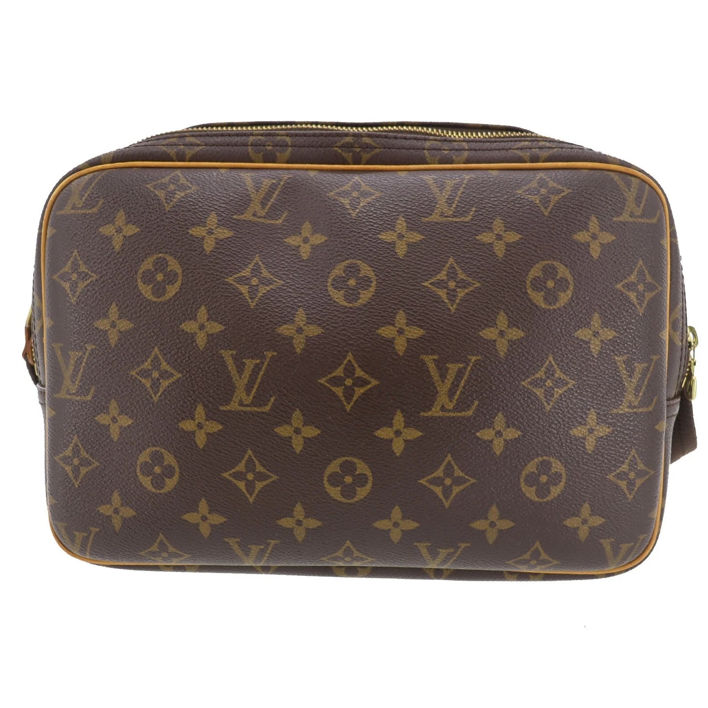 LOUIS VUITTON LV Reporter PM Shoulder Bag Monogram Leather M45254 #BO87