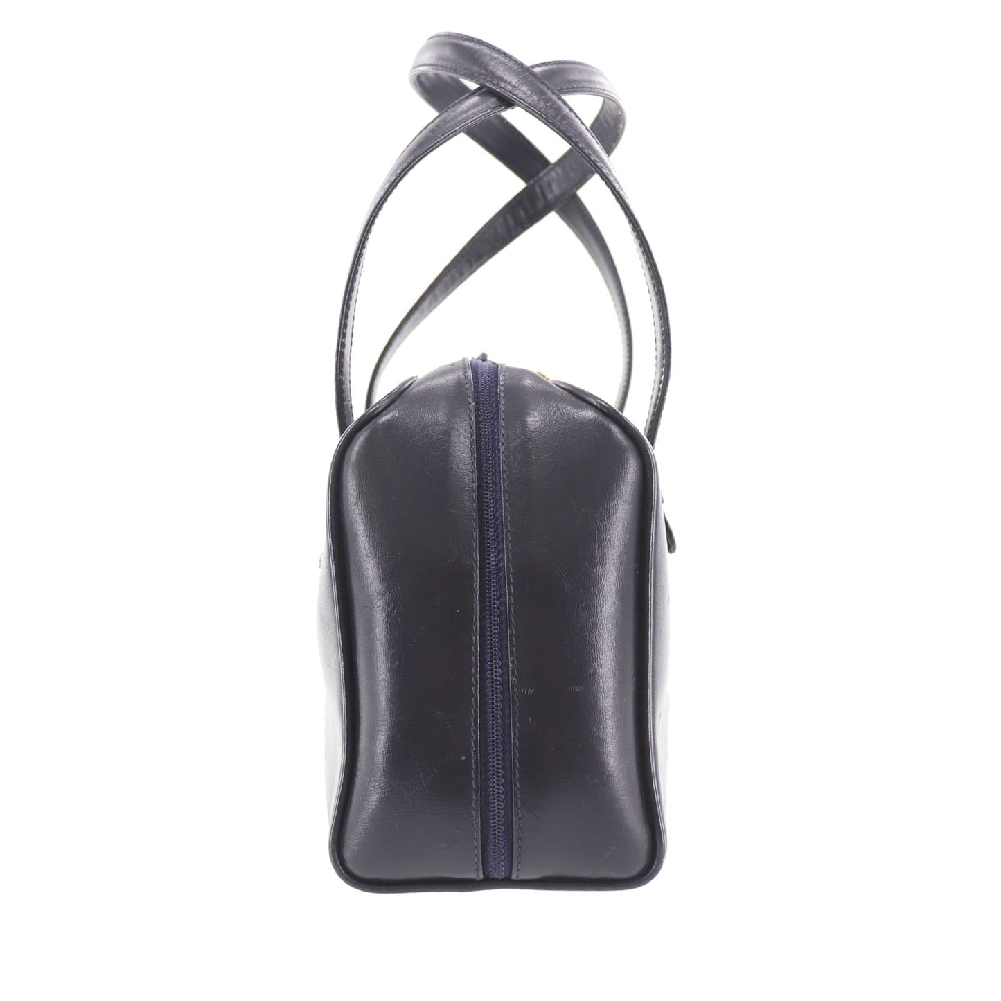 CELINE Handbag Bag Navy Leather #BZ378