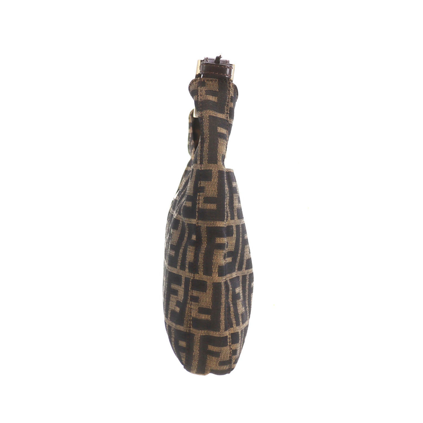 FENDI Zucca Mamma Bucket Shoulder Bag Brown #CU241