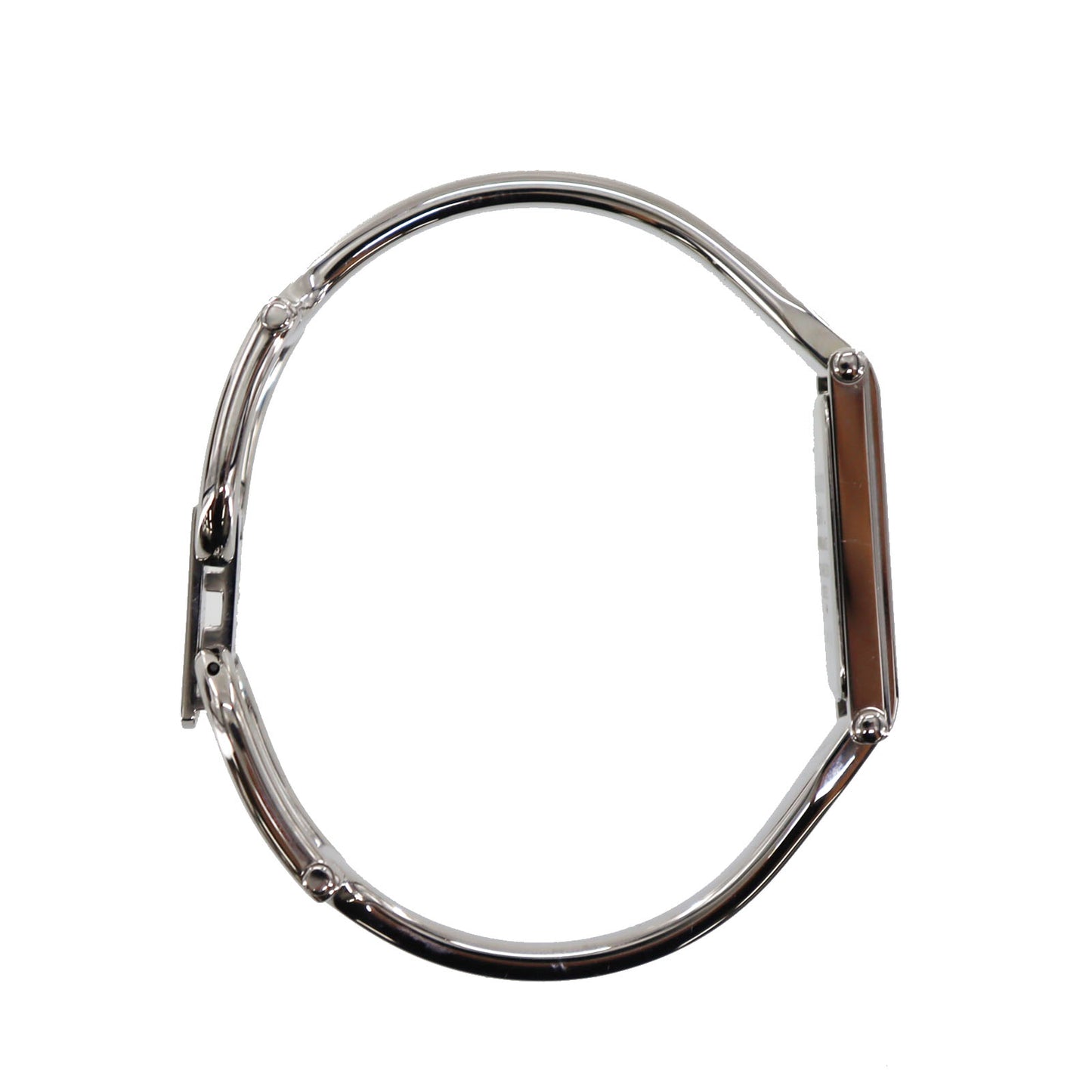 Gucci 1500L Bangle Watch Silver Light Blue Stainless Steel #CF825