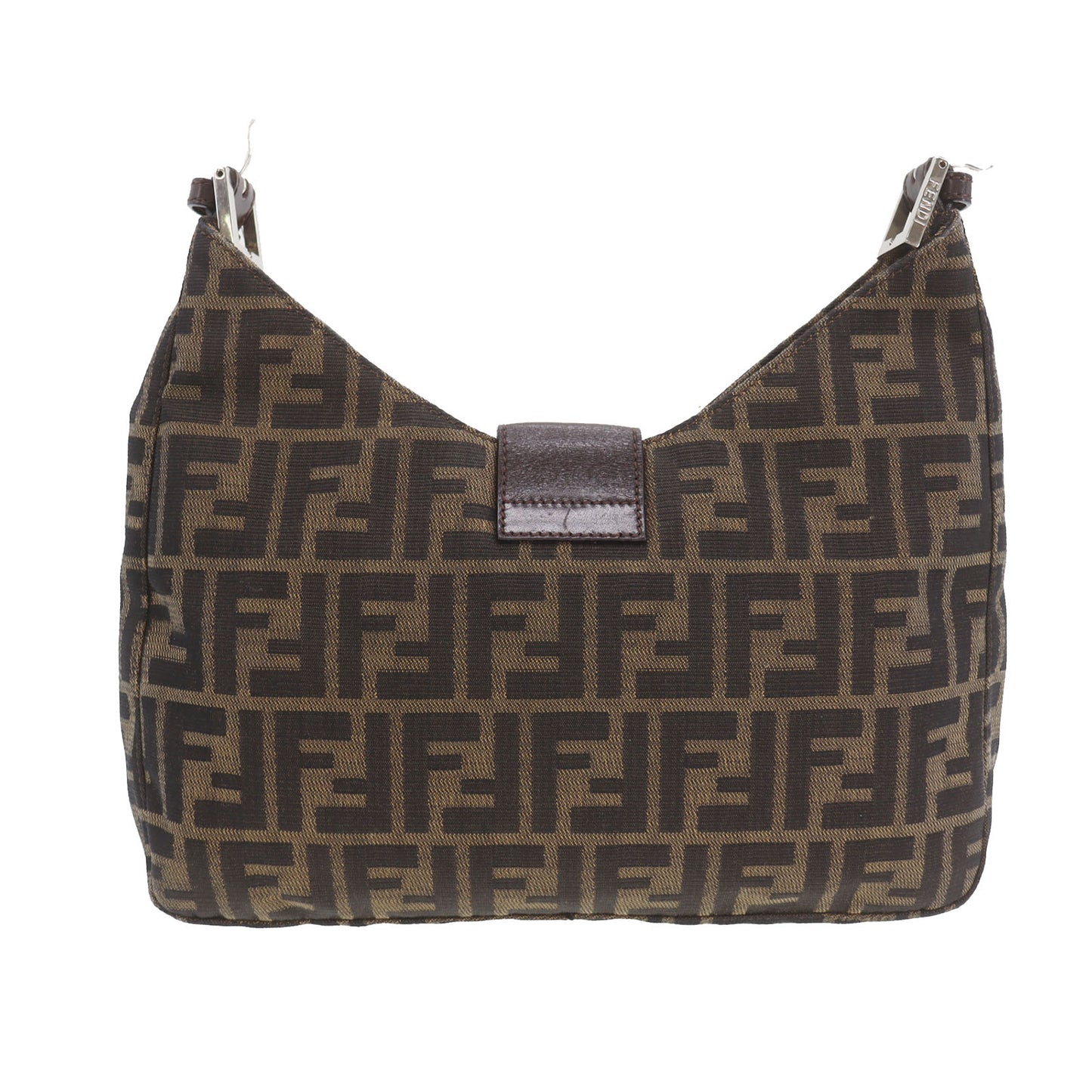 FENDI Zucca Mamma Bucket Shoulder Bag Brown #CU241