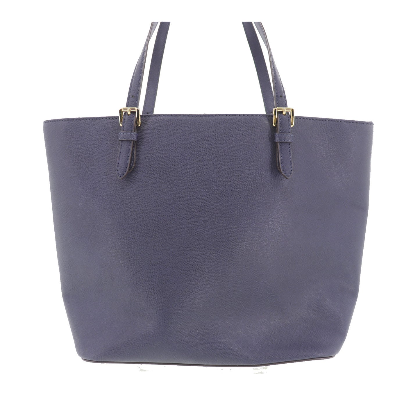 MICHAEL KORS Tote Shoulder Bag Navy Leather #BO485