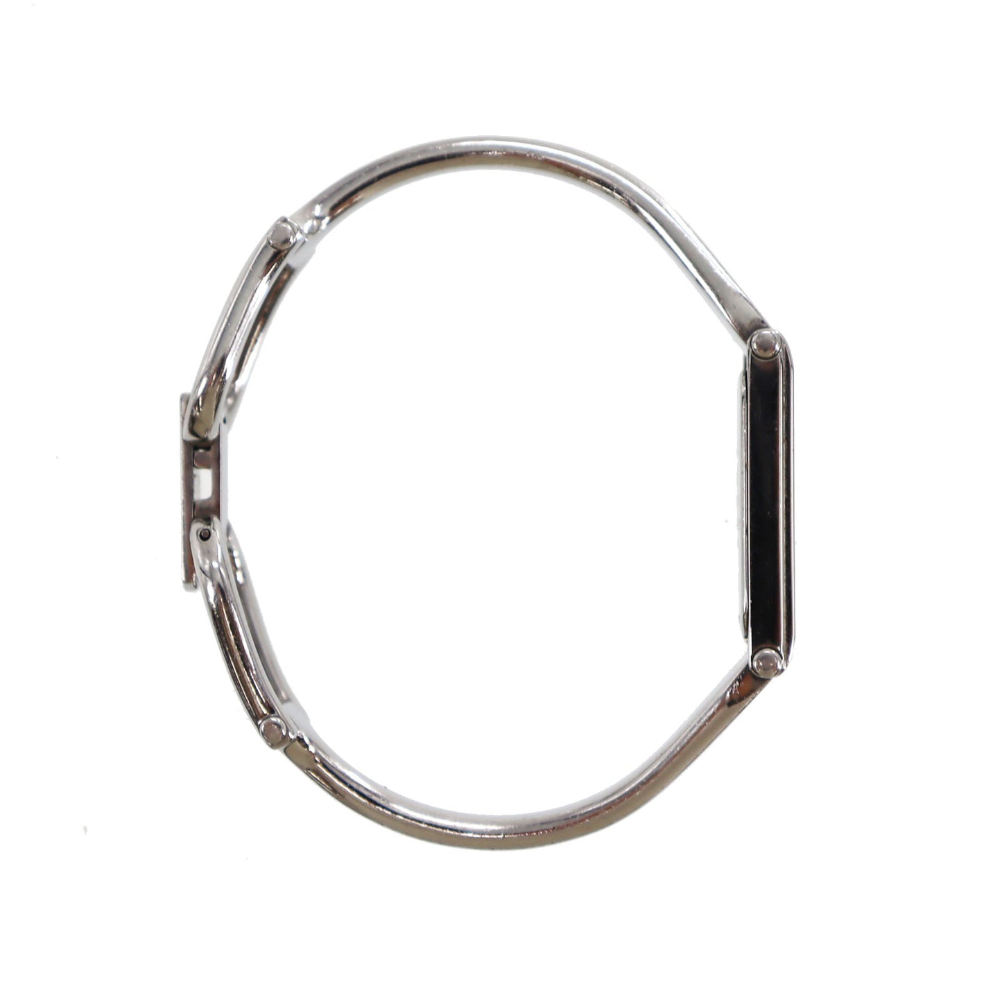 Gucci 1500L Bangle Watch Silver Pink Stainless Steel #CF507