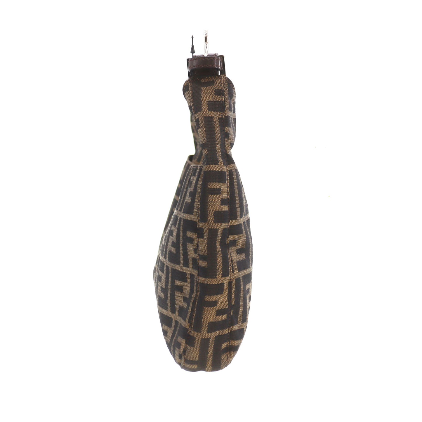 FENDI Zucca Mamma Bucket Shoulder Bag Brown #CU241