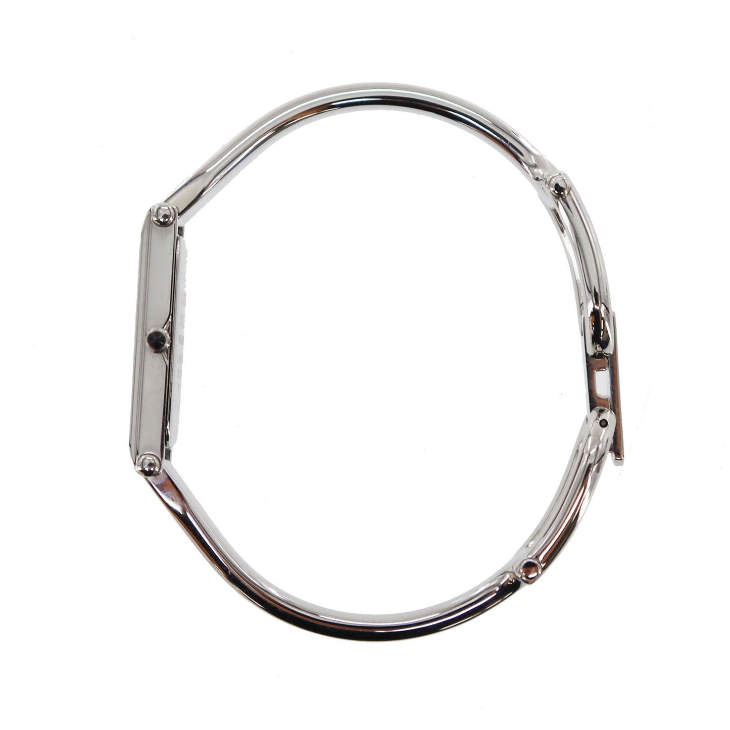 Gucci 1500L Bangle Watch Silver Light Blue Stainless Steel #CF825