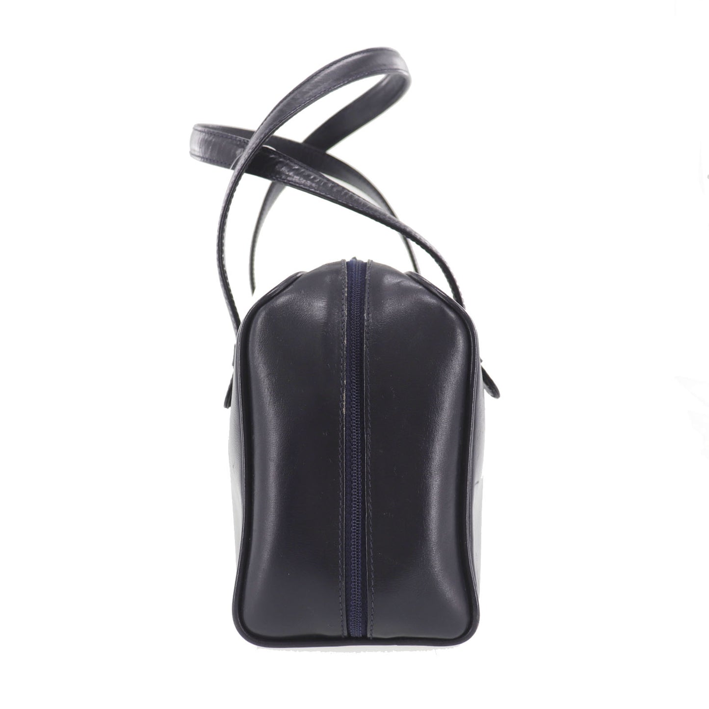 CELINE Handbag Bag Navy Leather #BZ378