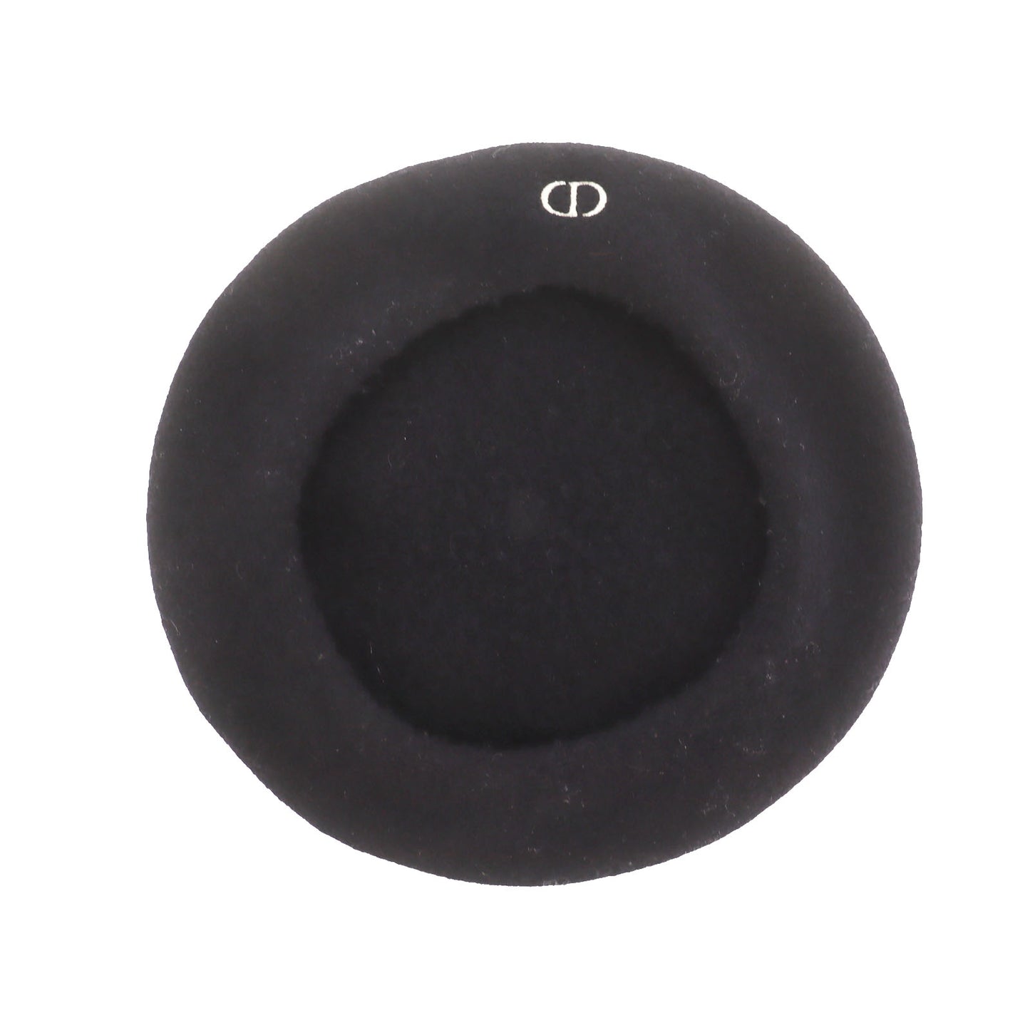Christian Dior Beret Preschoolers Hat 100% Wool Black Kids T3 #CO56