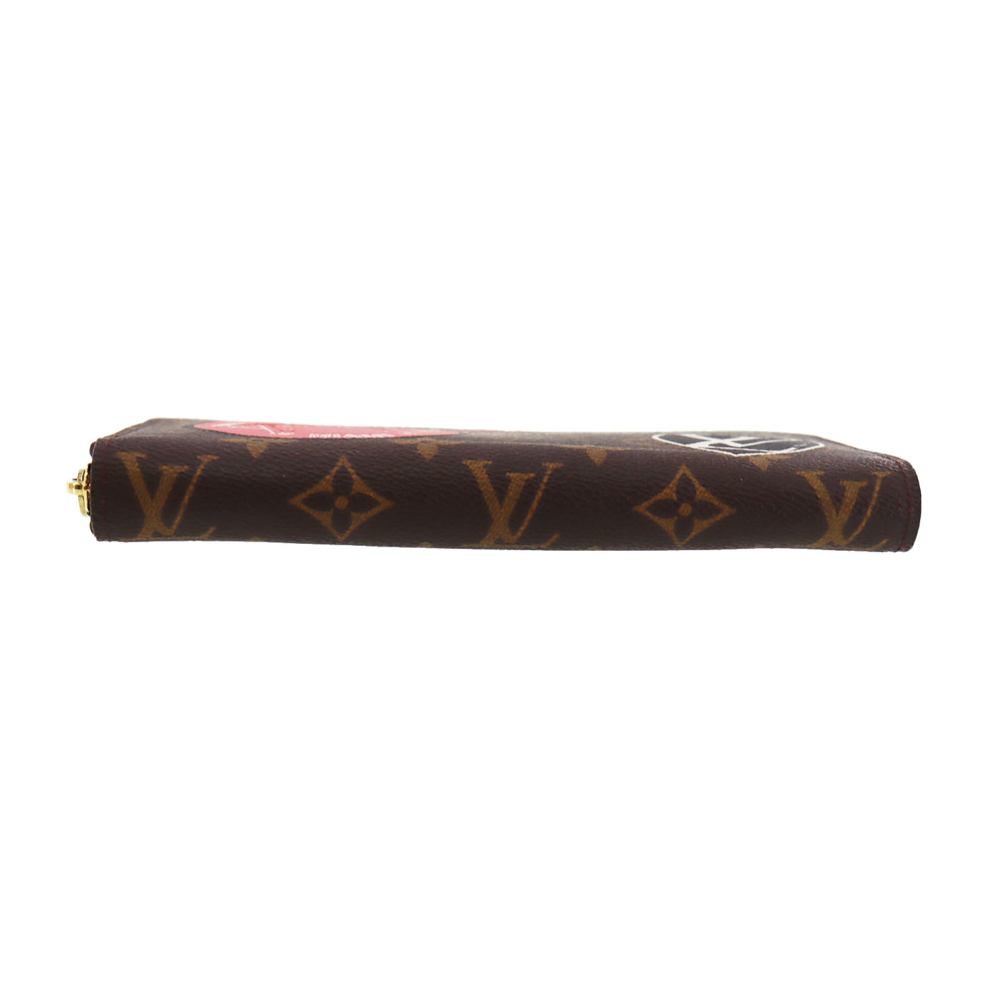 LOUIS VUITTON LV Sticker Zippy Wallet Monogram M62149 #AH594