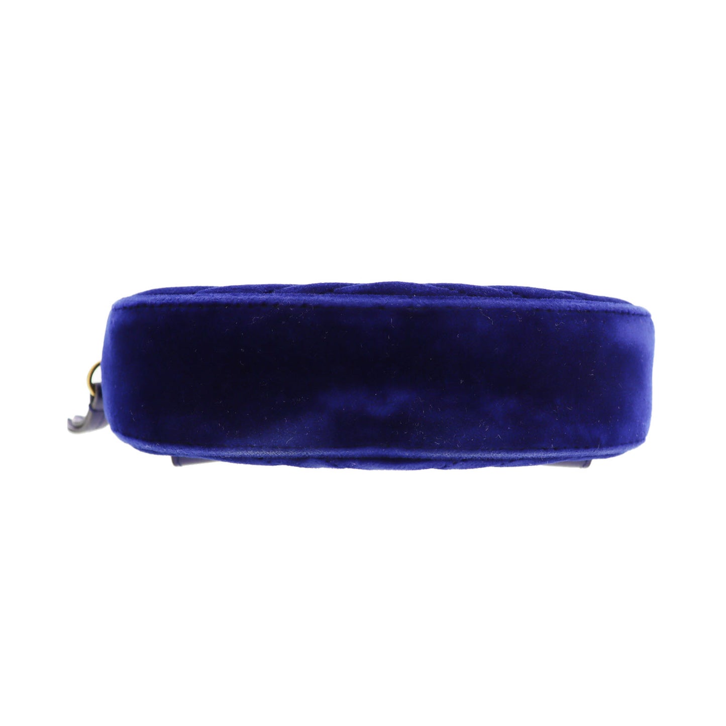 GUCCI GG Marmont Funny Pack Belt Bag Blue Velor #AH709