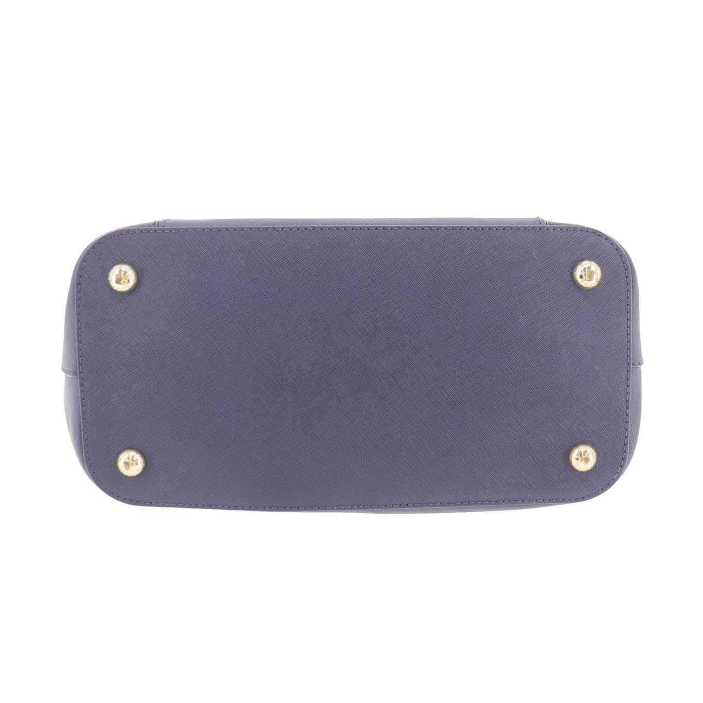MICHAEL KORS Tote Shoulder Bag Navy Leather #BO485