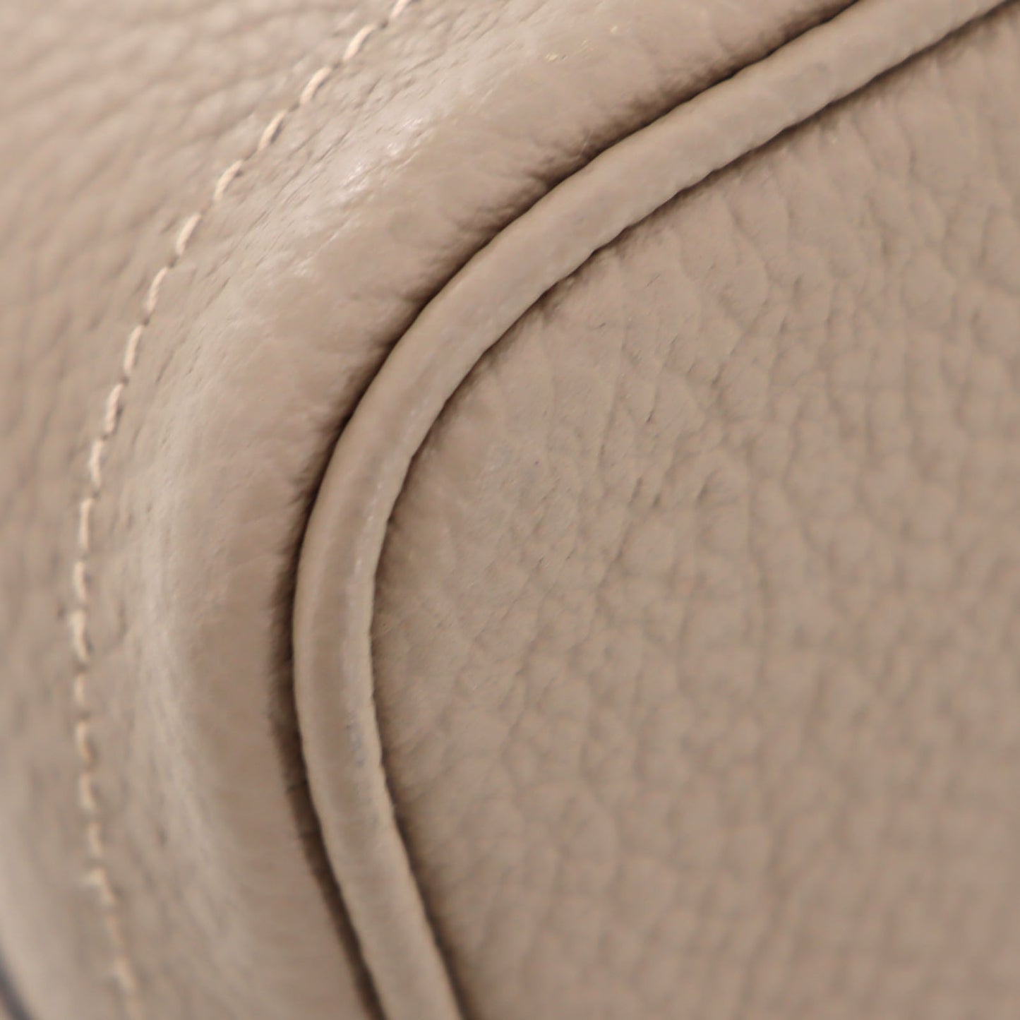 HERMES HandBag Garden Party TPM Beige Negonda Leather #AH705